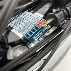 Vintage Black & Decker Iron: Heavy-Duty Classic Stainless Steel Design F63D